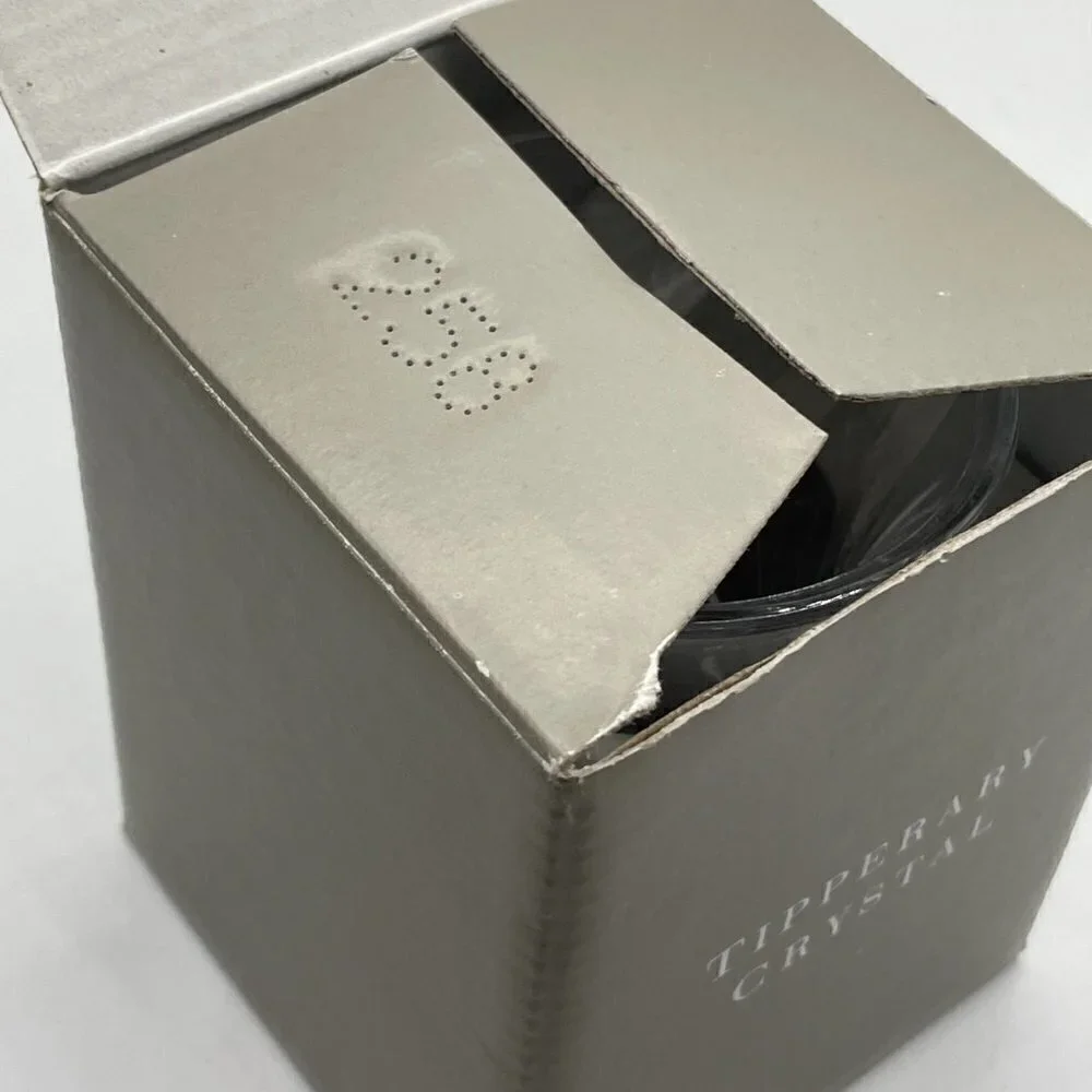 NIB Tipperary Crystal Ireland Lead Cut Clear Crystal Bell with Ribbon Hanger - Picture 7 of 9